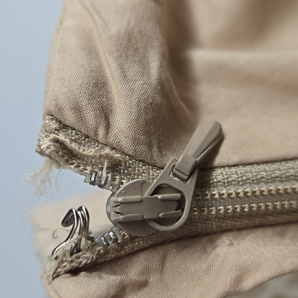 Talbots Tan Skirt Lace Accents 16 - Picture 9 of 9